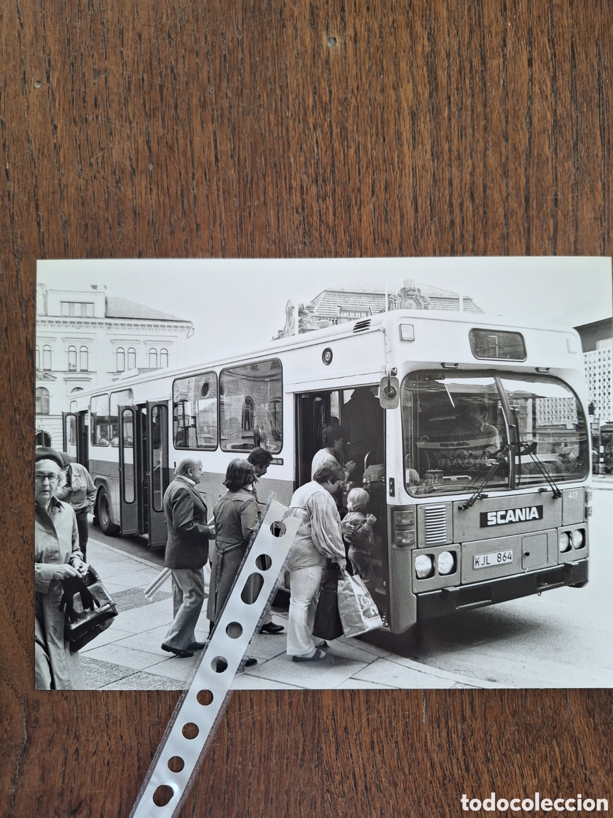 Sammelleidenschaft Andere Papierartikel: Fotograf&iacute;a autobus scania