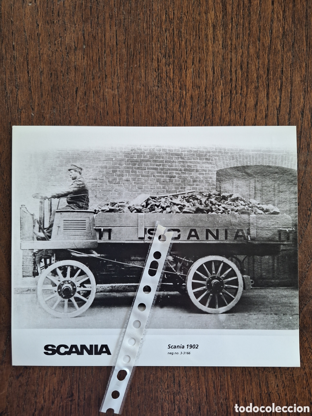 Sammelleidenschaft Andere Papierartikel: Fotograf&iacute;a camion scania