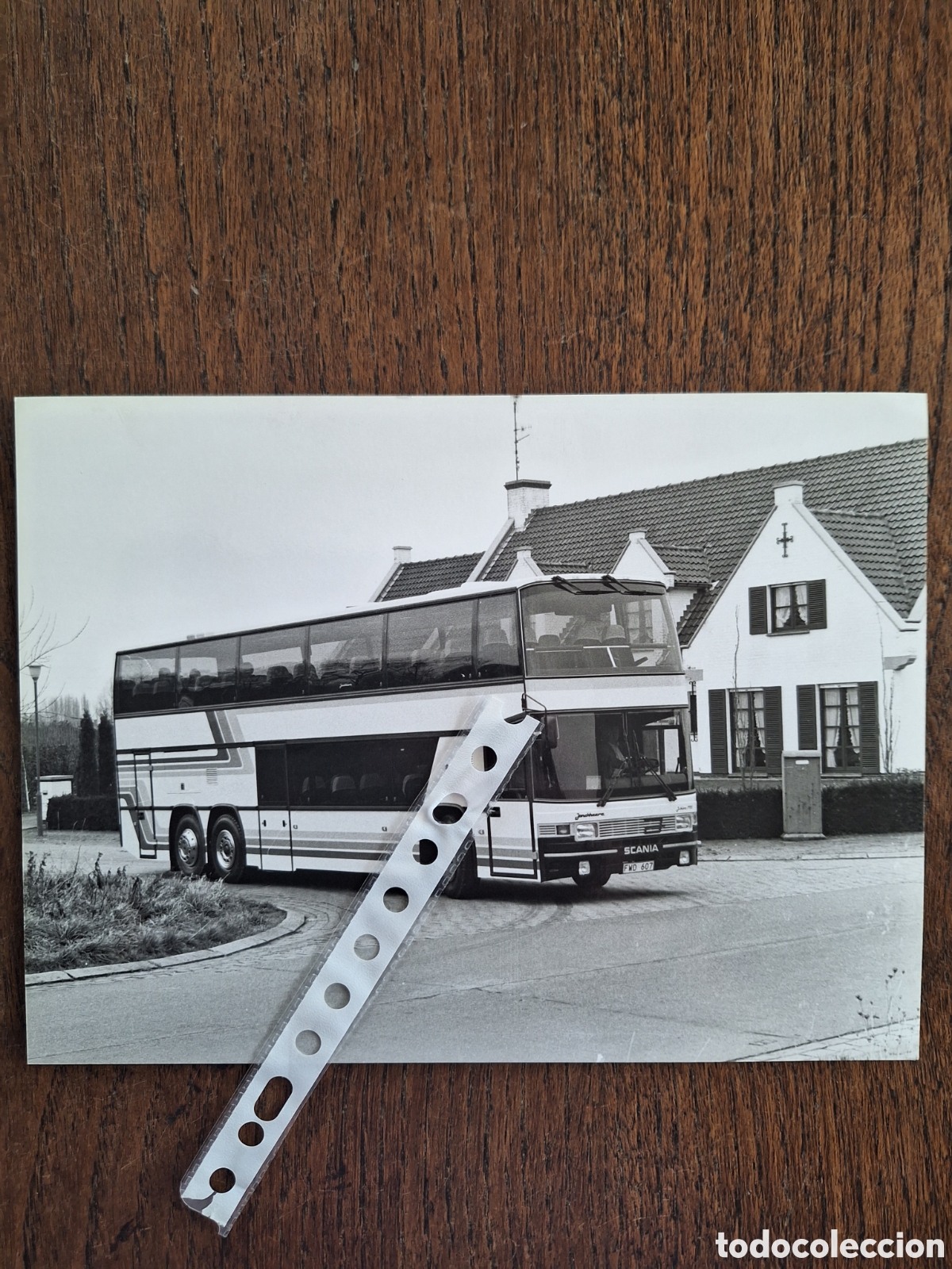 Sammelleidenschaft Andere Papierartikel: Fotograf&iacute;a autobus scania