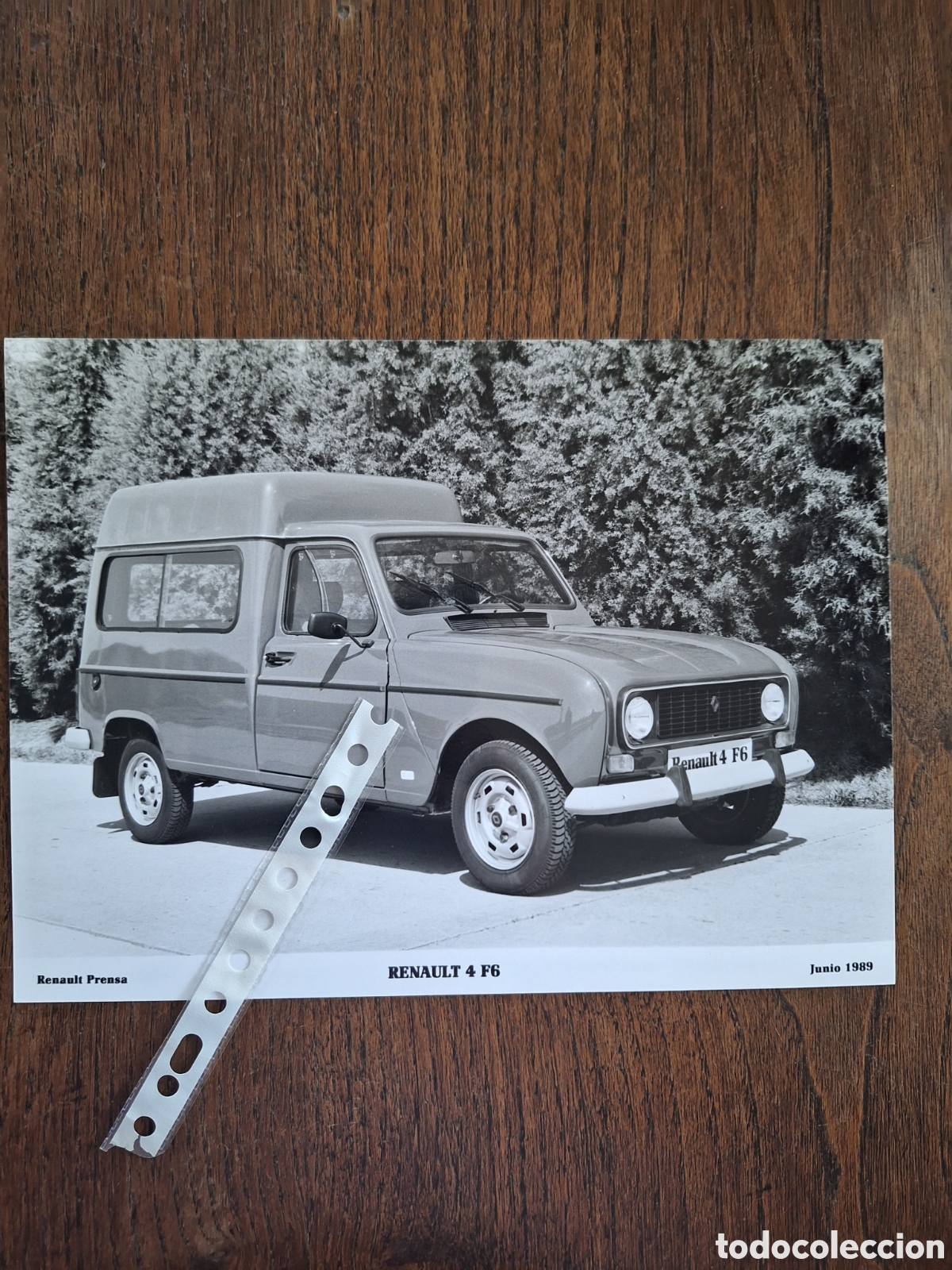 Sammelleidenschaft Andere Papierartikel: Fotograf&iacute;a furgoneta Renault 4 F6