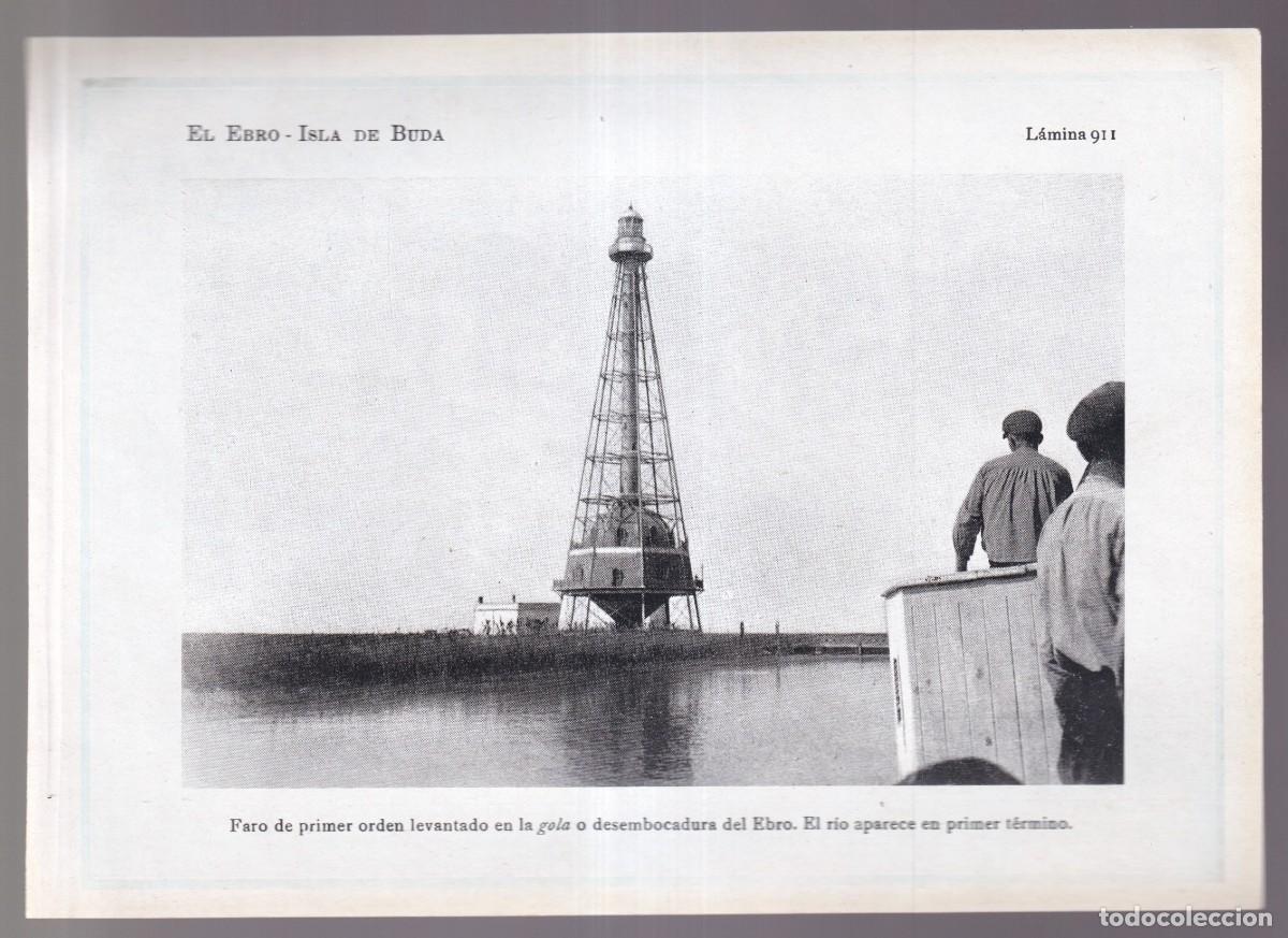 Otros Art&iacute;culos de Coleccionismo en Papel: *El Ebro - Isla de Buda* Hoja 131x183 mms.