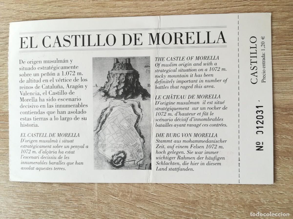 Sammelleidenschaft Andere Papierartikel: ENTRADA NUMERADA, HORIZONTAL, CASTELL DE MORELLA, EL CASTILLO DE MORELLA - A&Ntilde;O 2005.