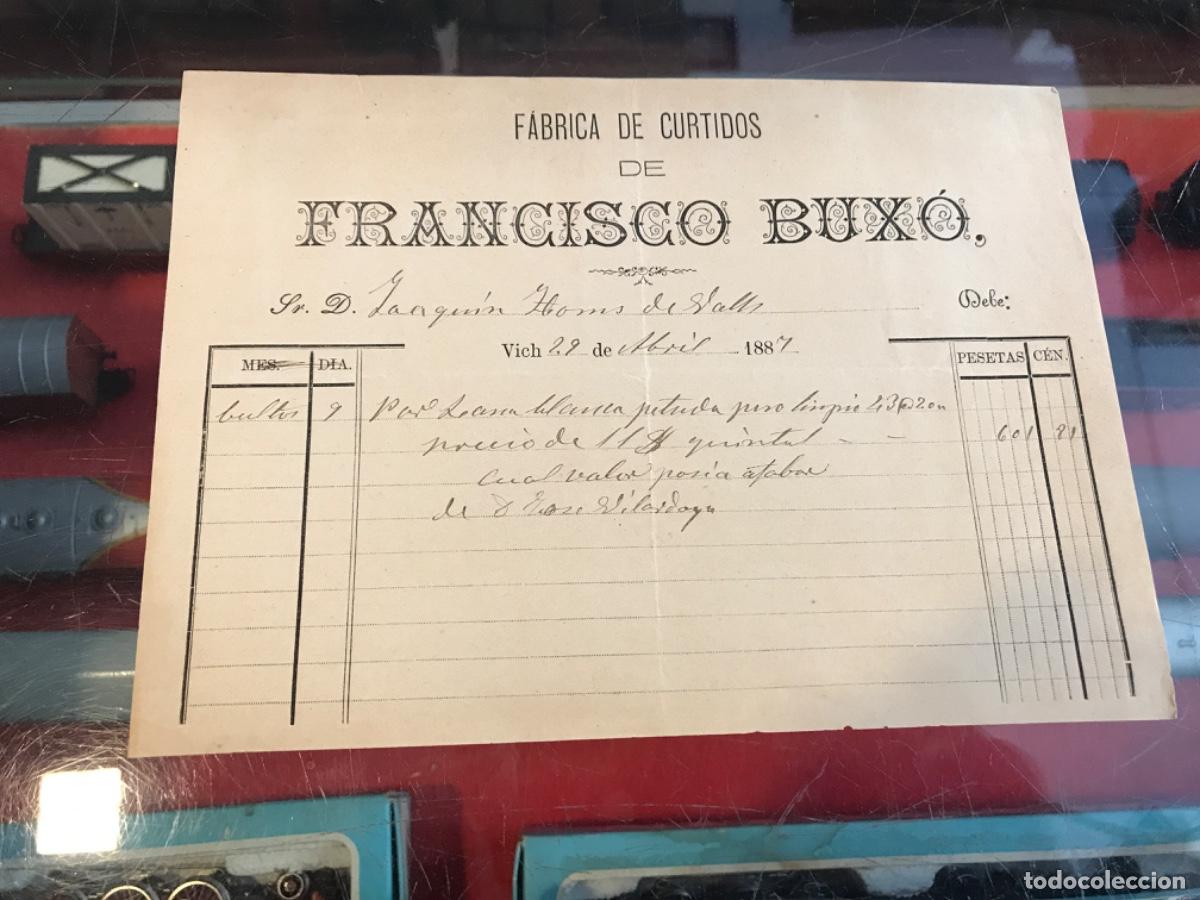 Collectionnisme Papier divers: FACTURA DE FRANCISCO BUX&Oacute;. VICH, 1887