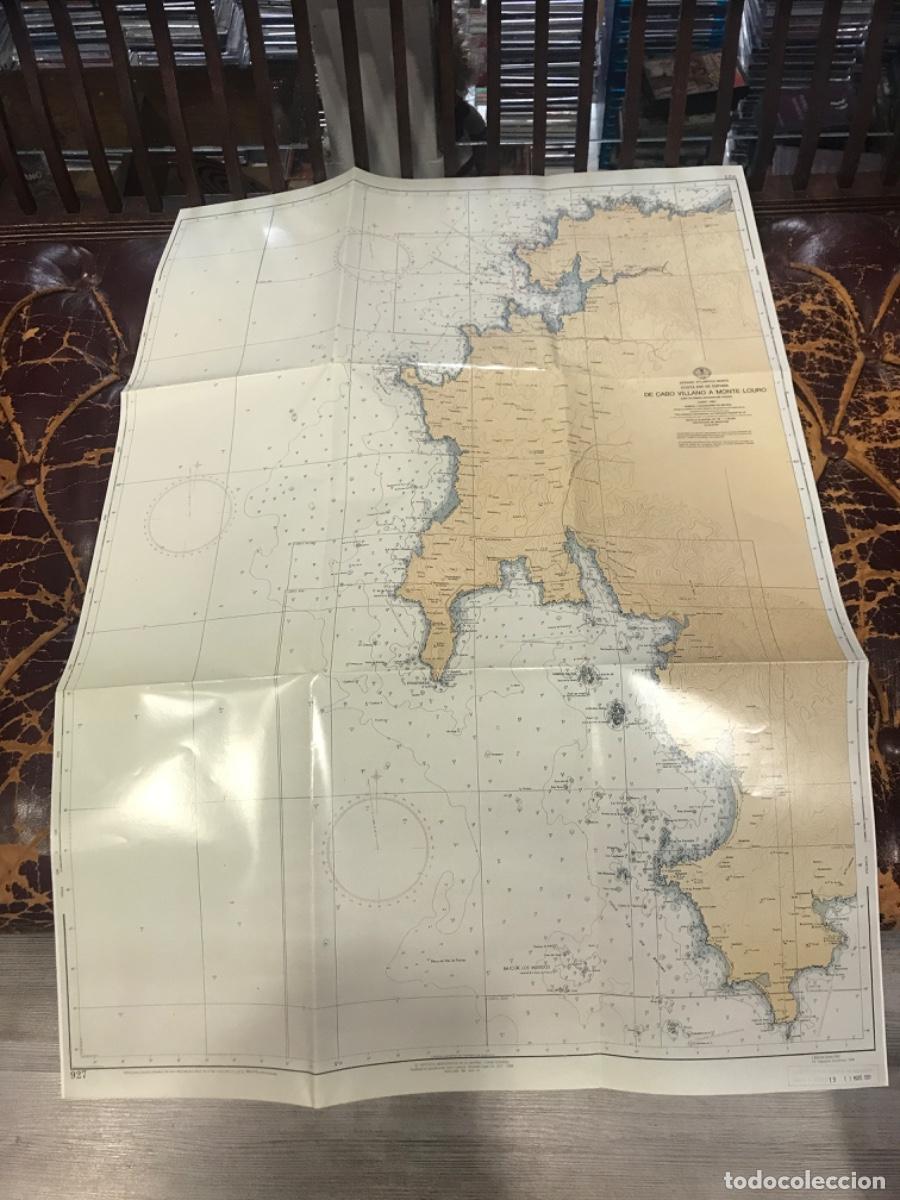 Collectionnisme Papier divers: MAPA. DE CABO VILLANO A MONTE LOURO. OC&Eacute;ANO ATL&Aacute;NTICO NORTE