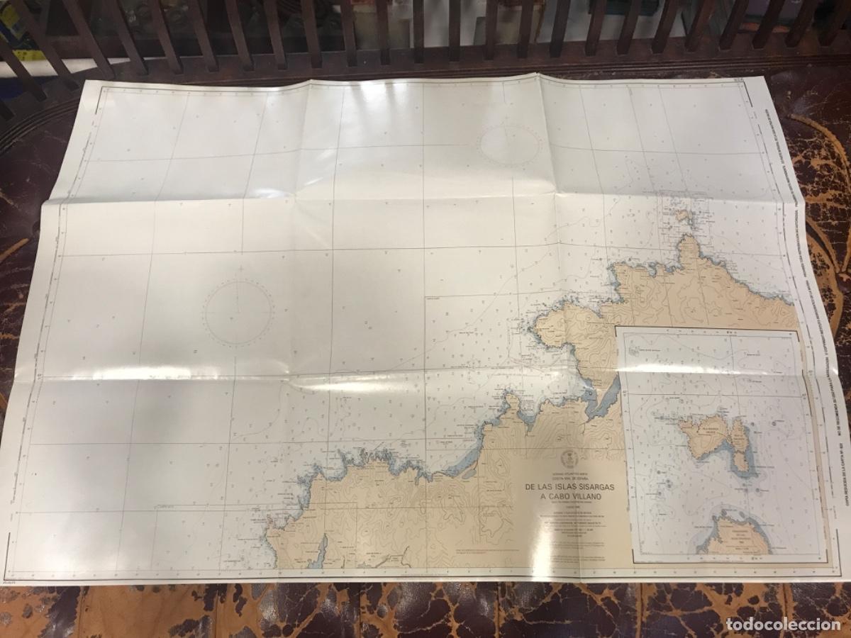 Paper Collecting Others: MAPA. DE LAS ISLAS SISARGAS A CABO VILLANO. OC&Eacute;ANO ATL&Aacute;NTICO NORTE