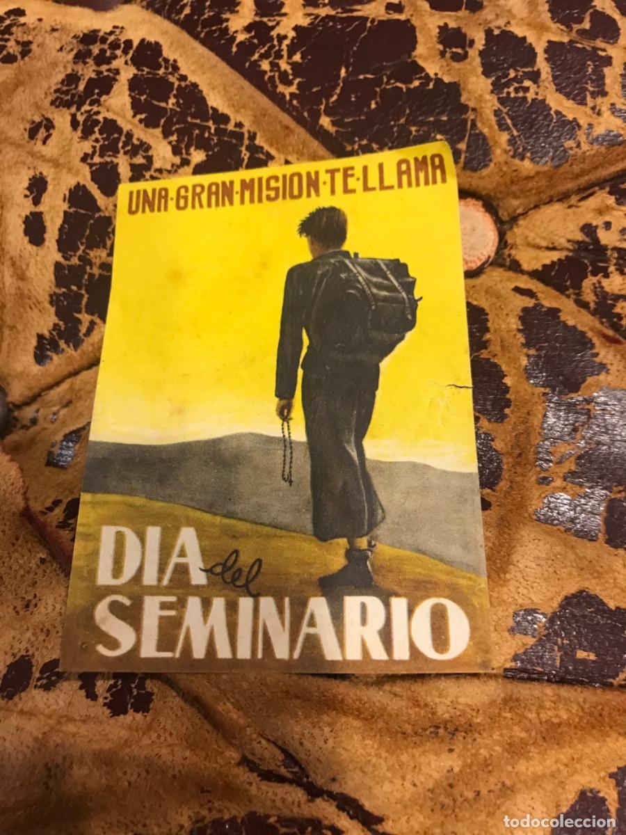 Paper Collecting Others: PAPEL. D&Iacute;A DEL SEMINARIO. UNA GRAN MISI&Oacute;N TE LLAMA. 10 X 7CM