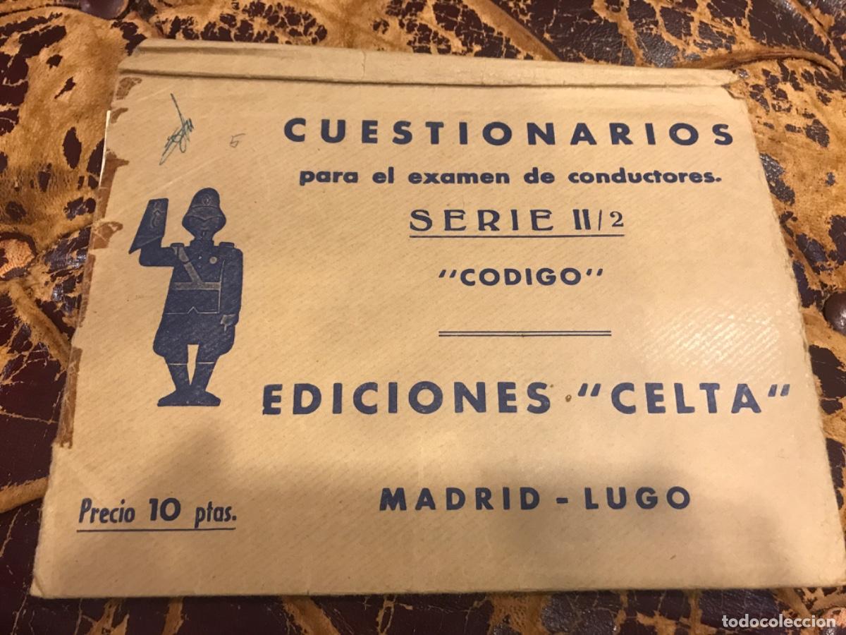 Paper Collecting Others: CUESTIONARIOS PARA EL EXAMEN CONDUCTORES... EDICIONES CELTA, MADRID-LUGO
