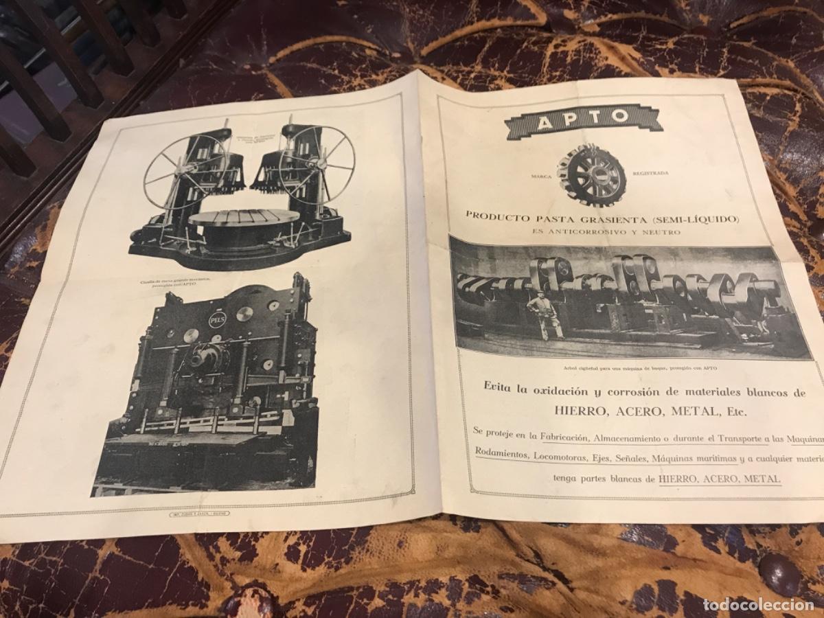 Sammelleidenschaft Andere Papierartikel: APTO. PRODUCTO PASTA GRASIENTA... SOLIC&Iacute;TELO A CARMELO S&Aacute;NCHEZ PANDO, EN BILBAO