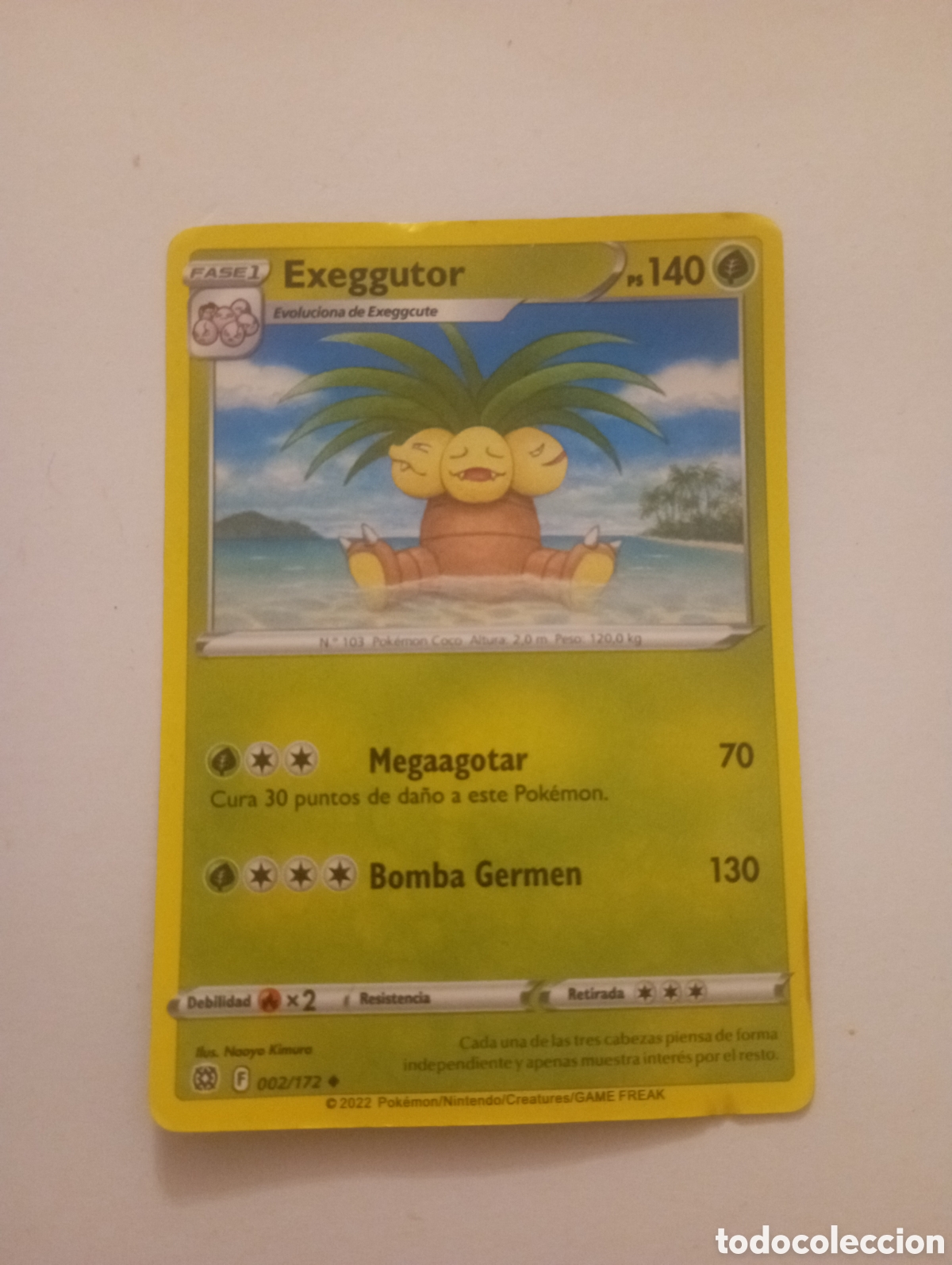 Otros Art&iacute;culos de Coleccionismo en Papel: EXEGGUTOR POKEMON CARD CARTA POKEMON