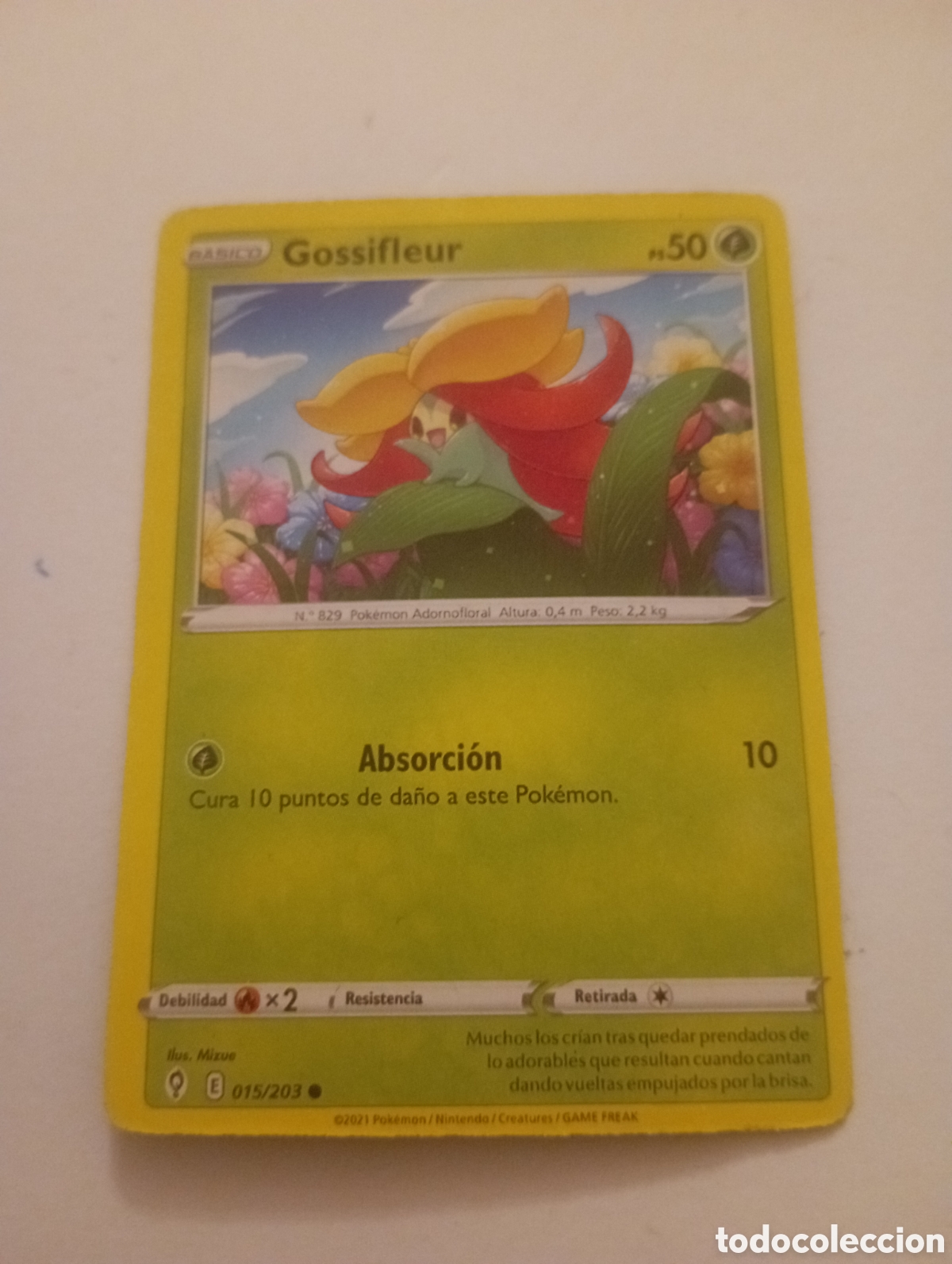 Otros Art&iacute;culos de Coleccionismo en Papel: GOSSIFLEUR POKEMON CARD CARTA POKEMON