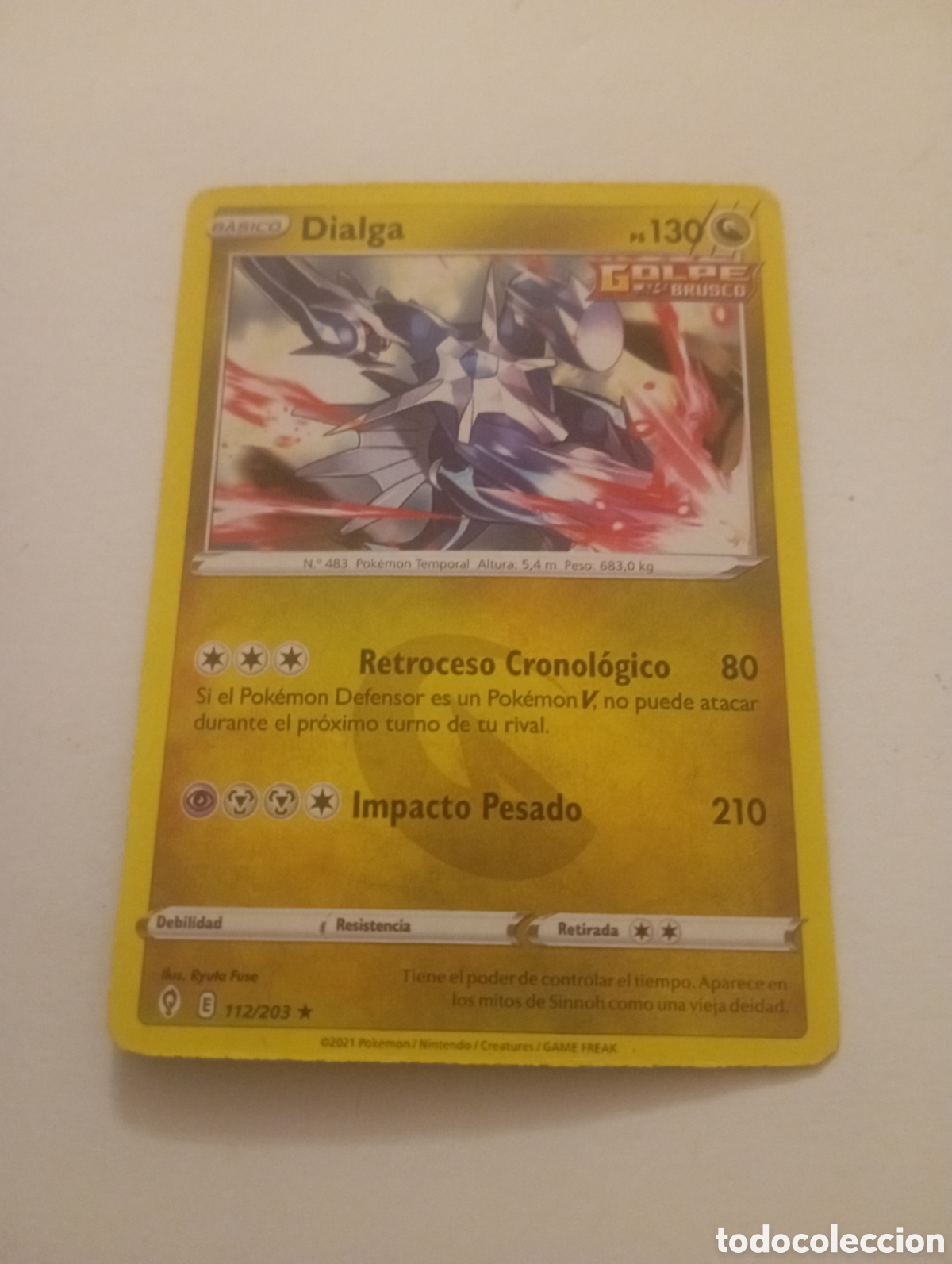 Otros Art&iacute;culos de Coleccionismo en Papel: DIALGA POKEMON CARD CARTA POKEMON