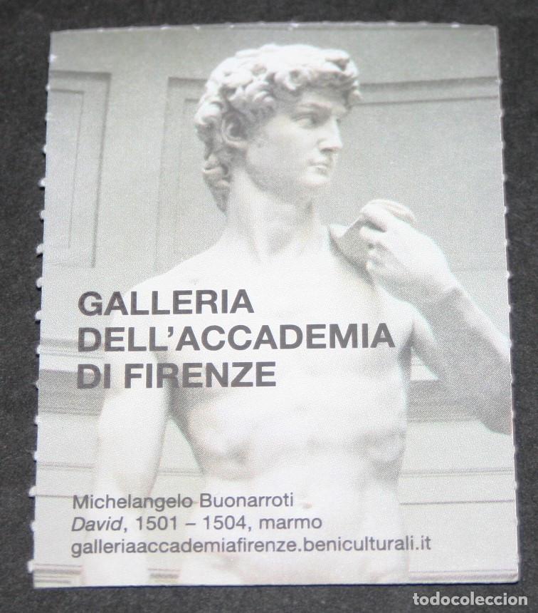 Sammelleidenschaft Andere Papierartikel: ENTRADA/TIQUET - GALLERIA DELL'ACCADEMIA DI FIRENZE - 2023