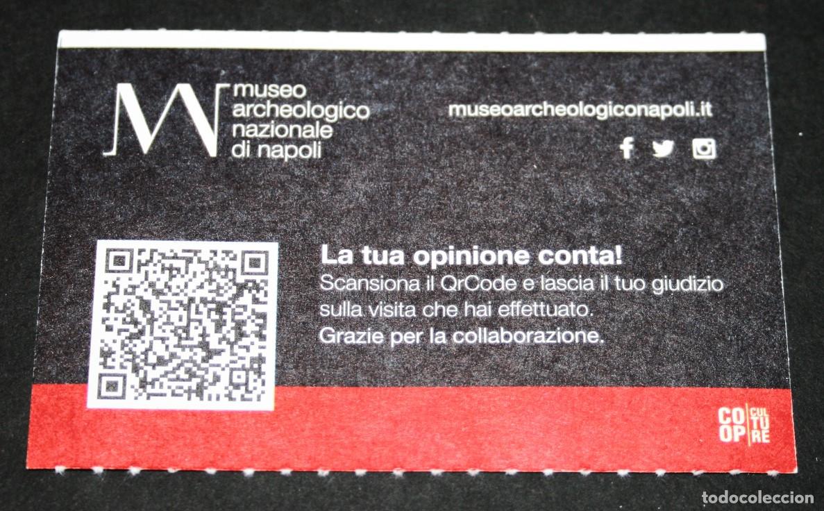 Sammelleidenschaft Andere Papierartikel: ENTRADA/TIQUET - MUSEO ARCHEOLOGICO NAZIONALE DI NAPOLI - 2023