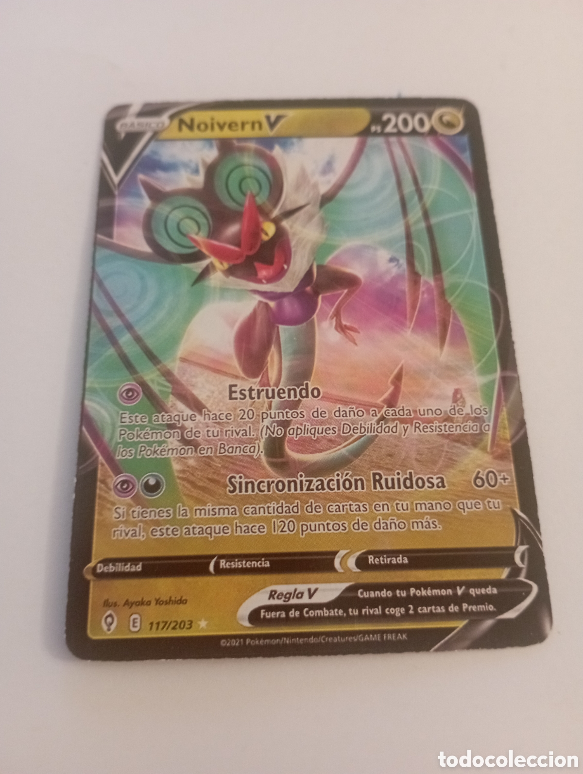 Otros Art&iacute;culos de Coleccionismo en Papel: NOIVERN V POKEMON CARD CARTA POKEMON