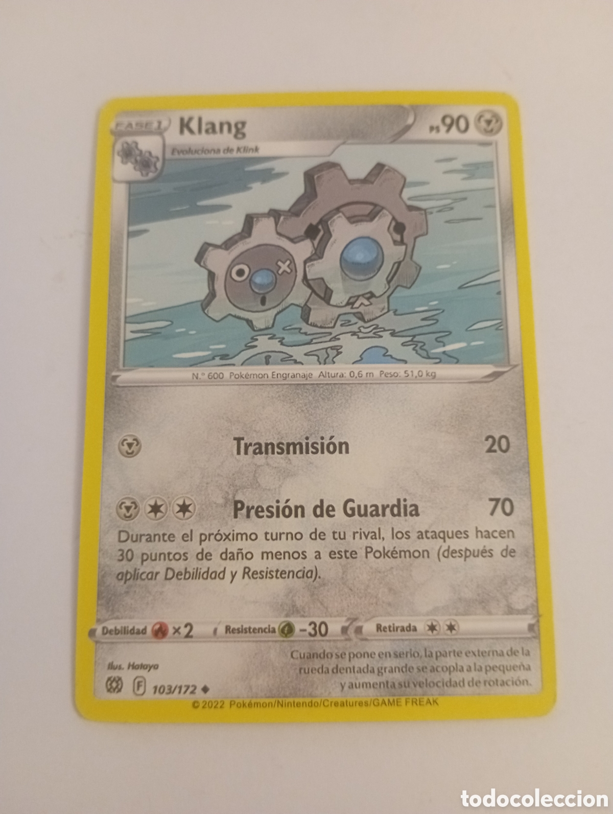 Otros art&iacute;culos de coleccionismo en papel: KLANG POKEMON CARD CARTA POKEMON