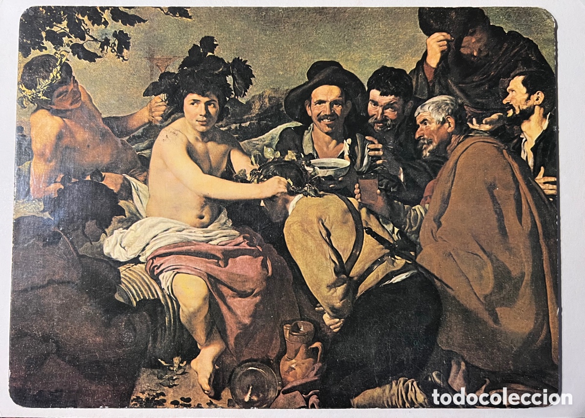 Otros art&iacute;culos de coleccionismo en papel: VEL&Aacute;ZQUEZ Y LOS BORRACHOS.. Estampaci&oacute;n litogr&aacute;fica .. Alfombrilla, Mouse, rat&oacute;n ordenador..