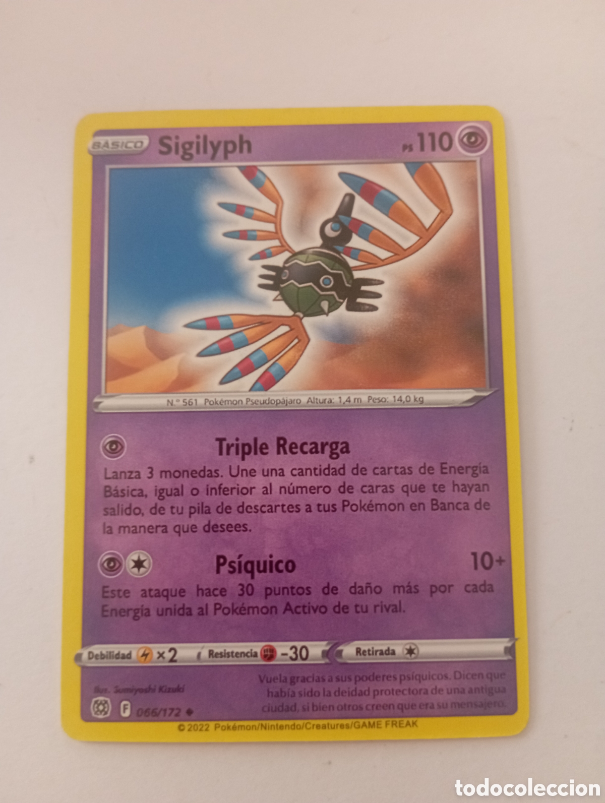 Otros Art&iacute;culos de Coleccionismo en Papel: SIGILYPH POKEMON CARD CARTA POKEMON