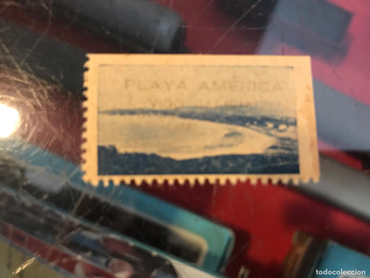Collectionnisme Papier divers: SELLO PLAYA AM&Eacute;RICA. VIGO-GALICIA. 4 X 2,5CM