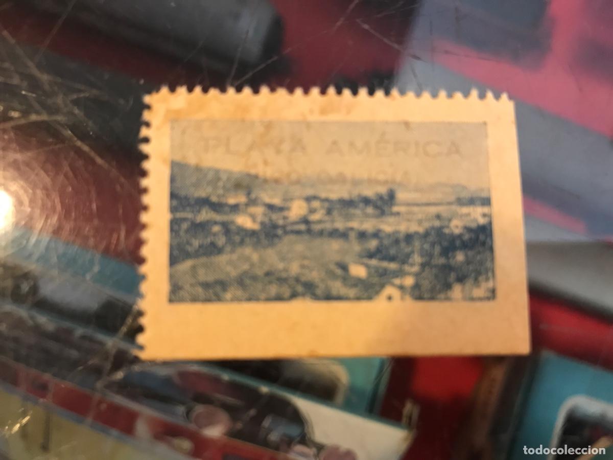 Collectionnisme Papier divers: SELLO PLAYA AM&Eacute;RICA. VIGO-GALICIA. 4 X 2,5CM