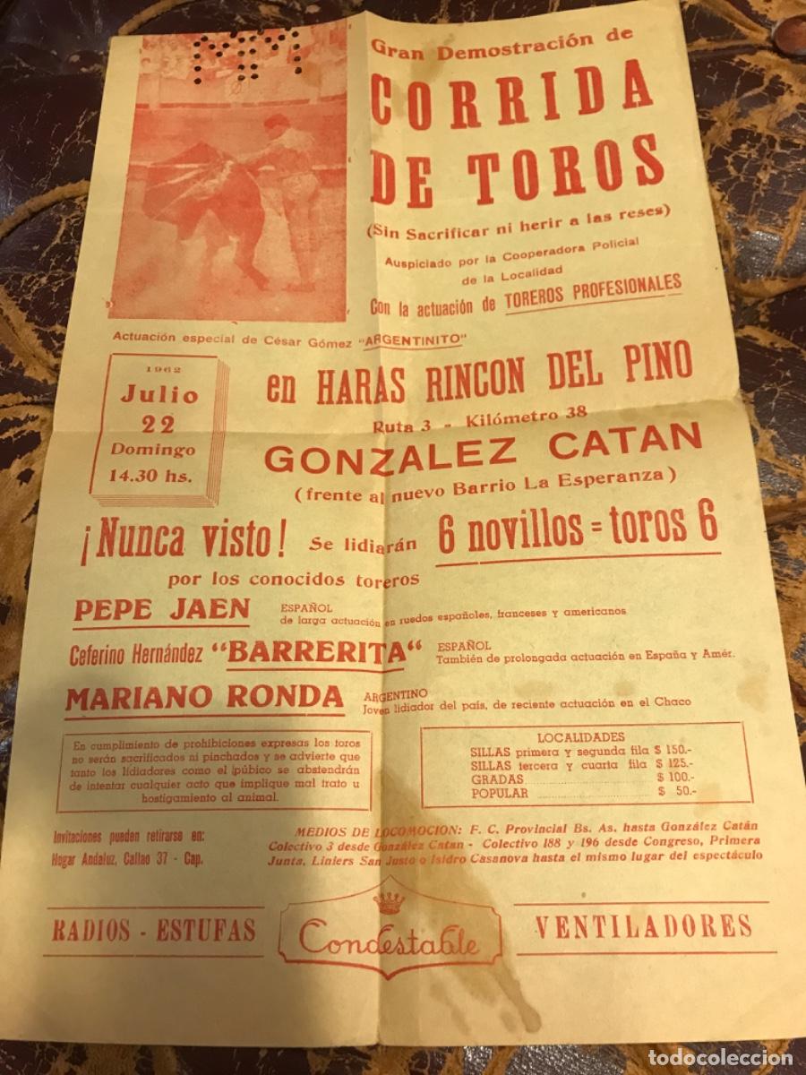 Sammelleidenschaft Andere Papierartikel: CARTEL DE TOROS. HARAS RINC&Oacute;N DEL PINO. PEPE JA&Eacute;N-BARRERITA-MARIANO RONDA. 1962