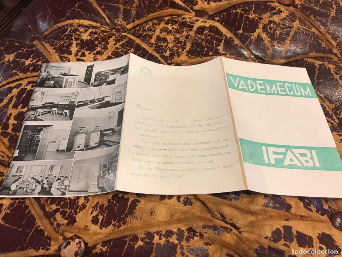 Collectionnisme Papier divers: VADEMECUM IFABI. PREPARACIONES DEL INSTITUTO DE FARMACOBIOLOG&Iacute;A IFABI. GRANADA