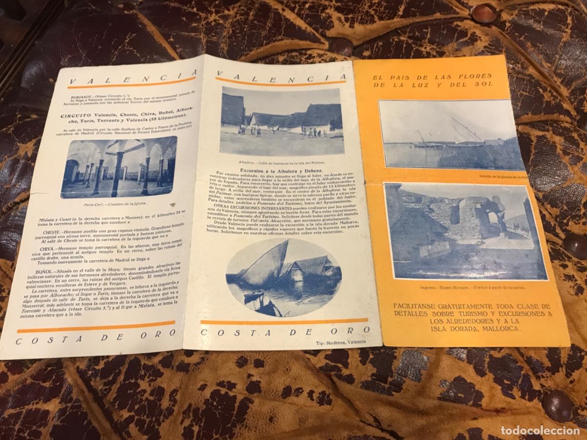 Sammelleidenschaft Andere Papierartikel: TR&Iacute;PTICO TUR&Iacute;STICO. VALENCIA. 2 CIRCUITOS: 58 Y 88 KIL&Oacute;METROS