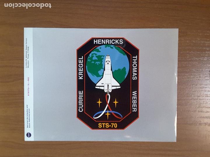 Paper Collecting Others: Foto original NASA tama&ntilde;o DIN A4, Misi&oacute;n STS-70 (STS070-S-001) - Space Shuttle