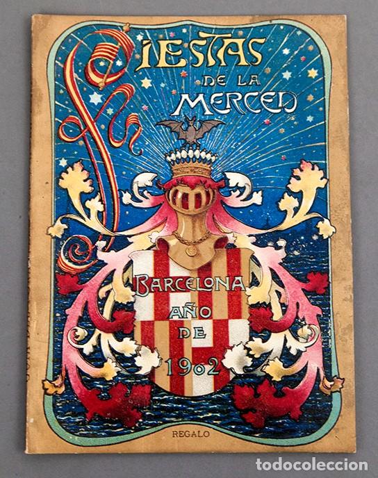 Otros art&iacute;culos de coleccionismo en papel: FIESTAS DE LA MERCED - BARCELONA 1902 - PROGRAMA - Foto 1