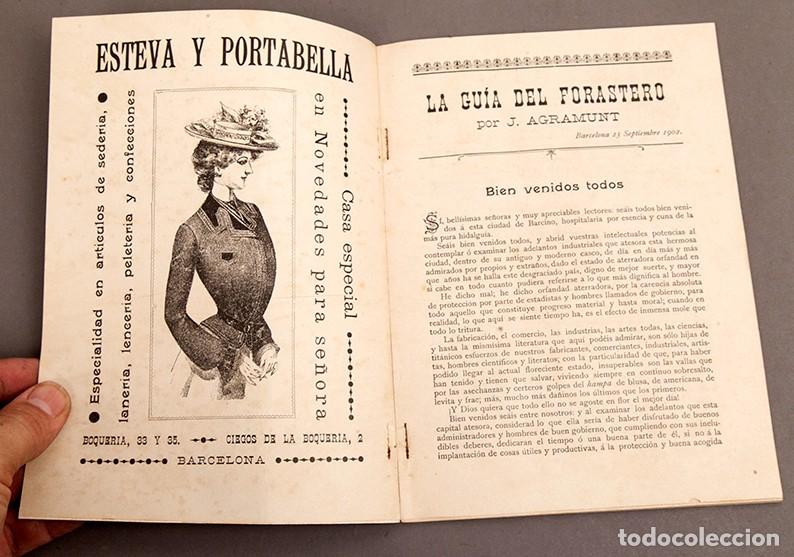 Otros art&iacute;culos de coleccionismo en papel: FIESTAS DE LA MERCED - BARCELONA 1902 - PROGRAMA - Foto 3