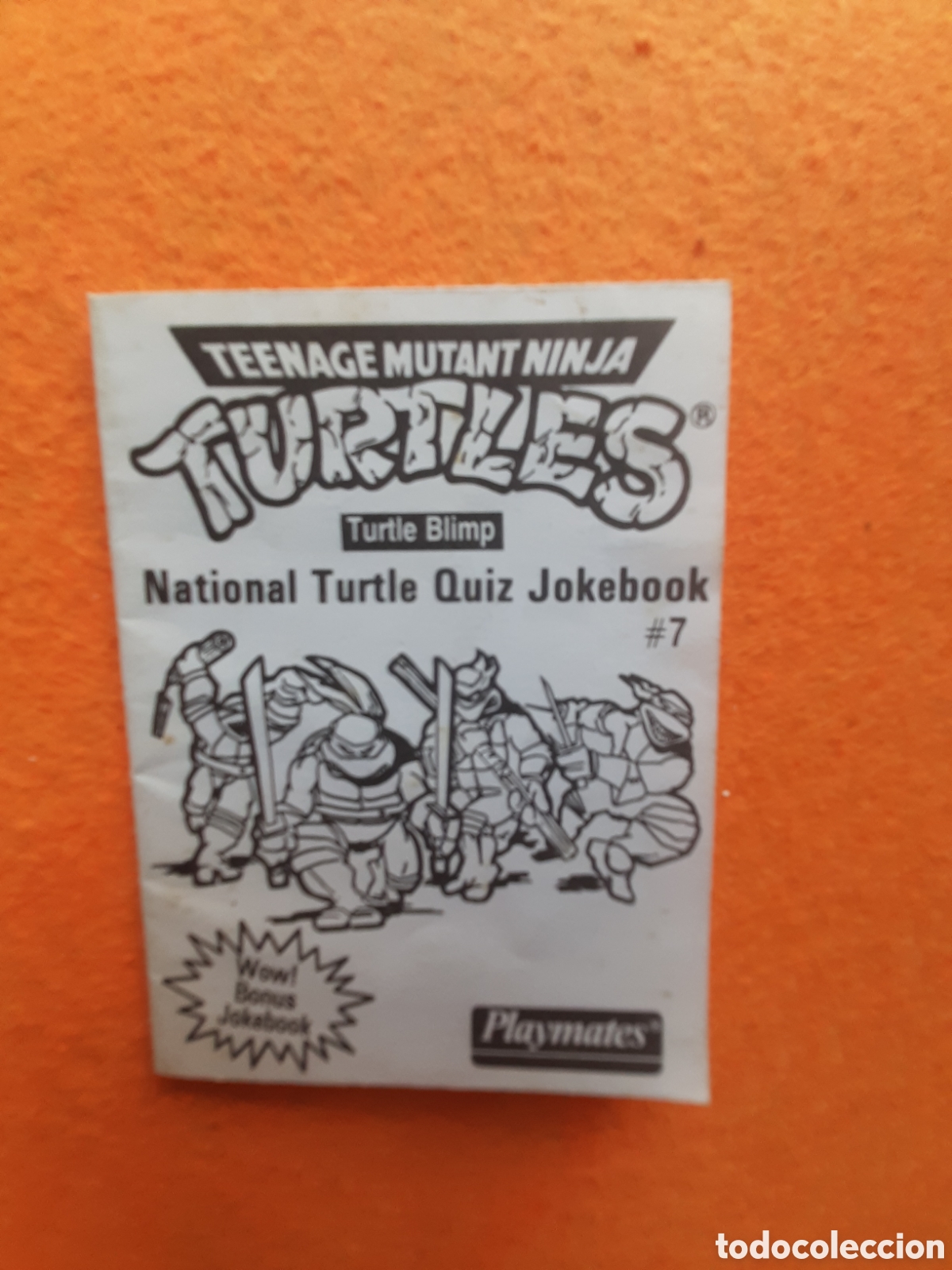 Otros Art&iacute;culos de Coleccionismo en Papel: TEENAGE MUTANT NINJA TURTLES - LAS TORTUGAS NINJA - NATIONAL TURTLE QUIZ JOKEBOOK #7 - 1988
