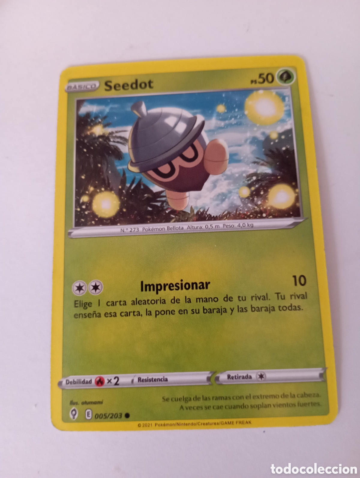 seedot pokemon card carta pokemon - Buy Other objects made of paper on todocoleccion seedot pokemon card carta pokemon - Buy Other objects made of paper on todocoleccion