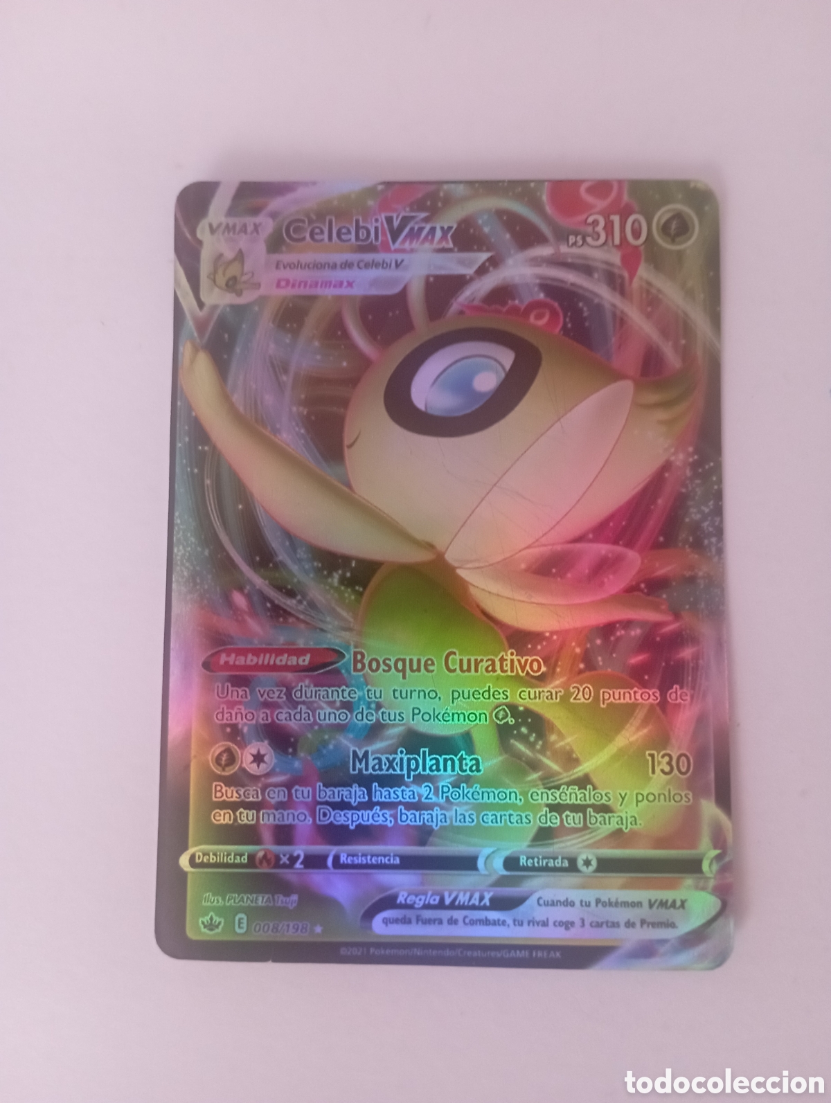Otros Art&iacute;culos de Coleccionismo en Papel: CELEBI VMAX POKEMON CARD CARTA POKEMON
