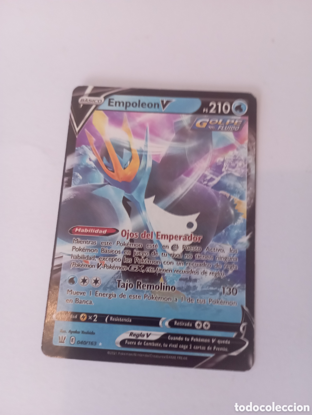 Otros Art&iacute;culos de Coleccionismo en Papel: EMPOLEON V POKEMON CARD CARTA POKEMON