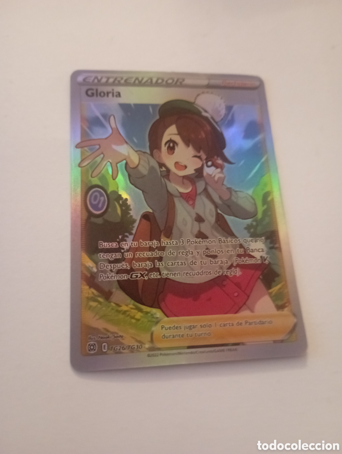 Otros Art&iacute;culos de Coleccionismo en Papel: ENTRENADOR GLORIA POKEMON CARD CARTA POKEMON