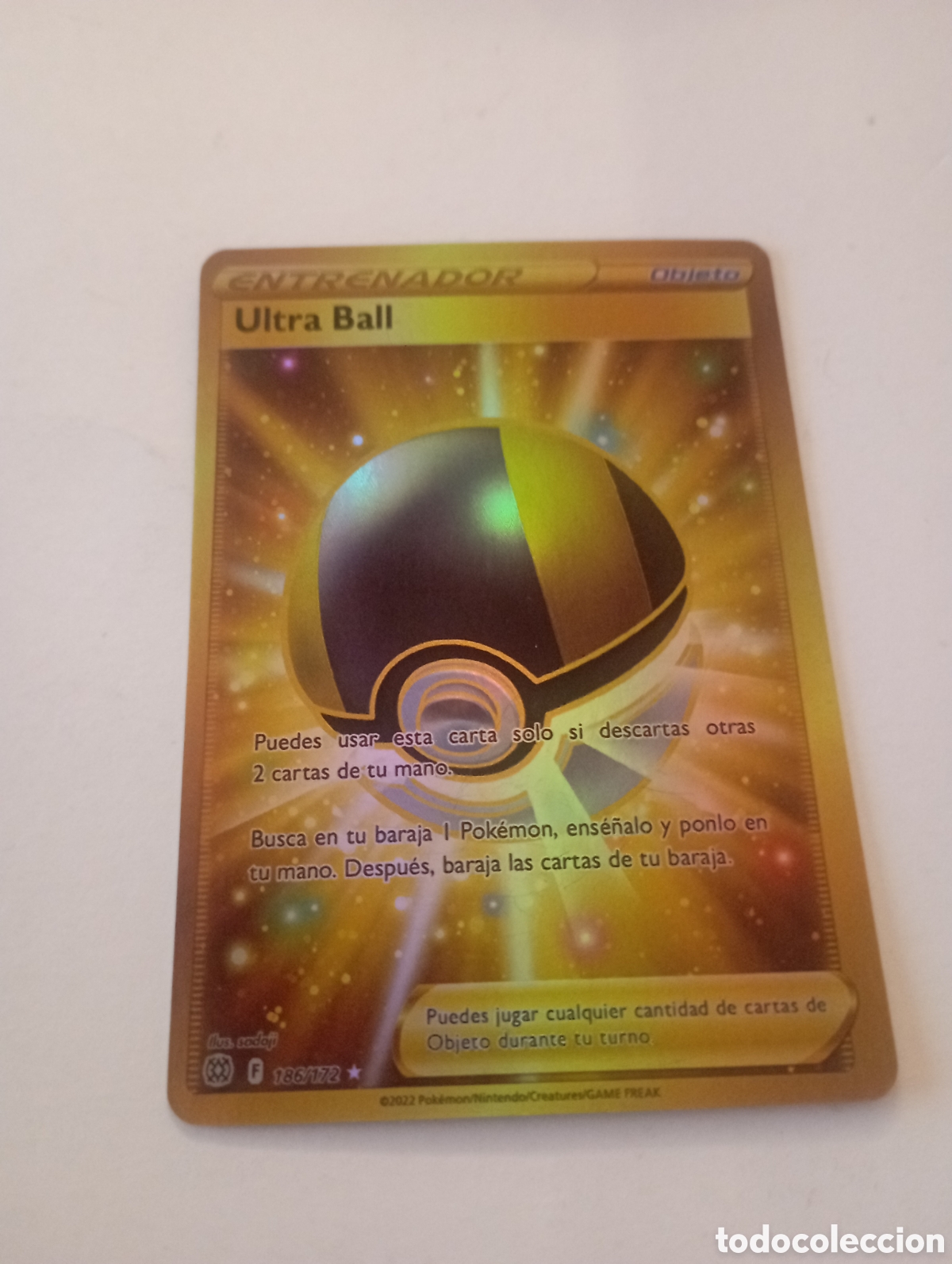 Otros Art&iacute;culos de Coleccionismo en Papel: ENTRENADOR ULTRA BALL POKEMON CARD CARTA POKEMON