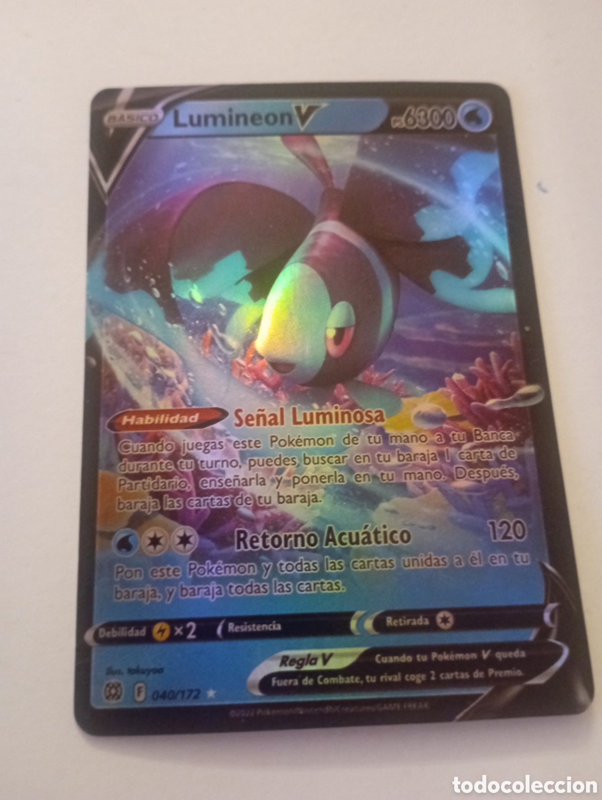 Otros Art&iacute;culos de Coleccionismo en Papel: LUMINEOM V POKEMON CARD CARTA POKEMON