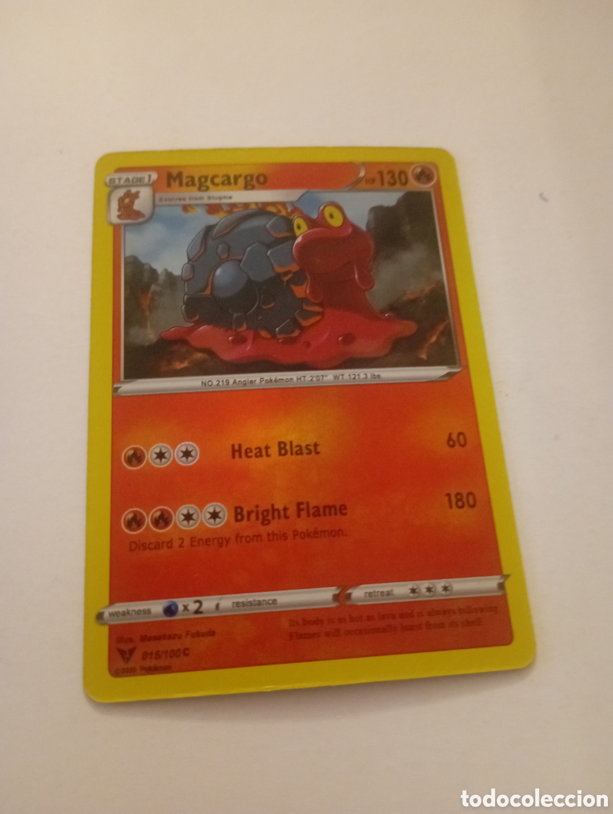Otros Art&iacute;culos de Coleccionismo en Papel: MAGCARGO POKEMON CARD CARTA POKEMON