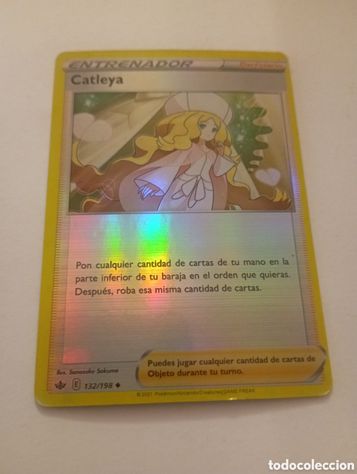 Otros Art&iacute;culos de Coleccionismo en Papel: ENTRENADOR CATLEYA POKEMON CARD CARTA POKEMON
