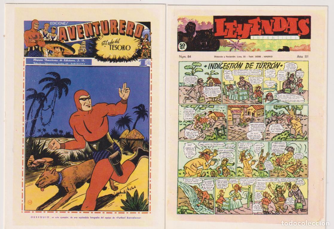 Collectionnisme Papier divers: Lote de 2 Fichas de n&uacute;meros 1. Aventurero y Leyendas