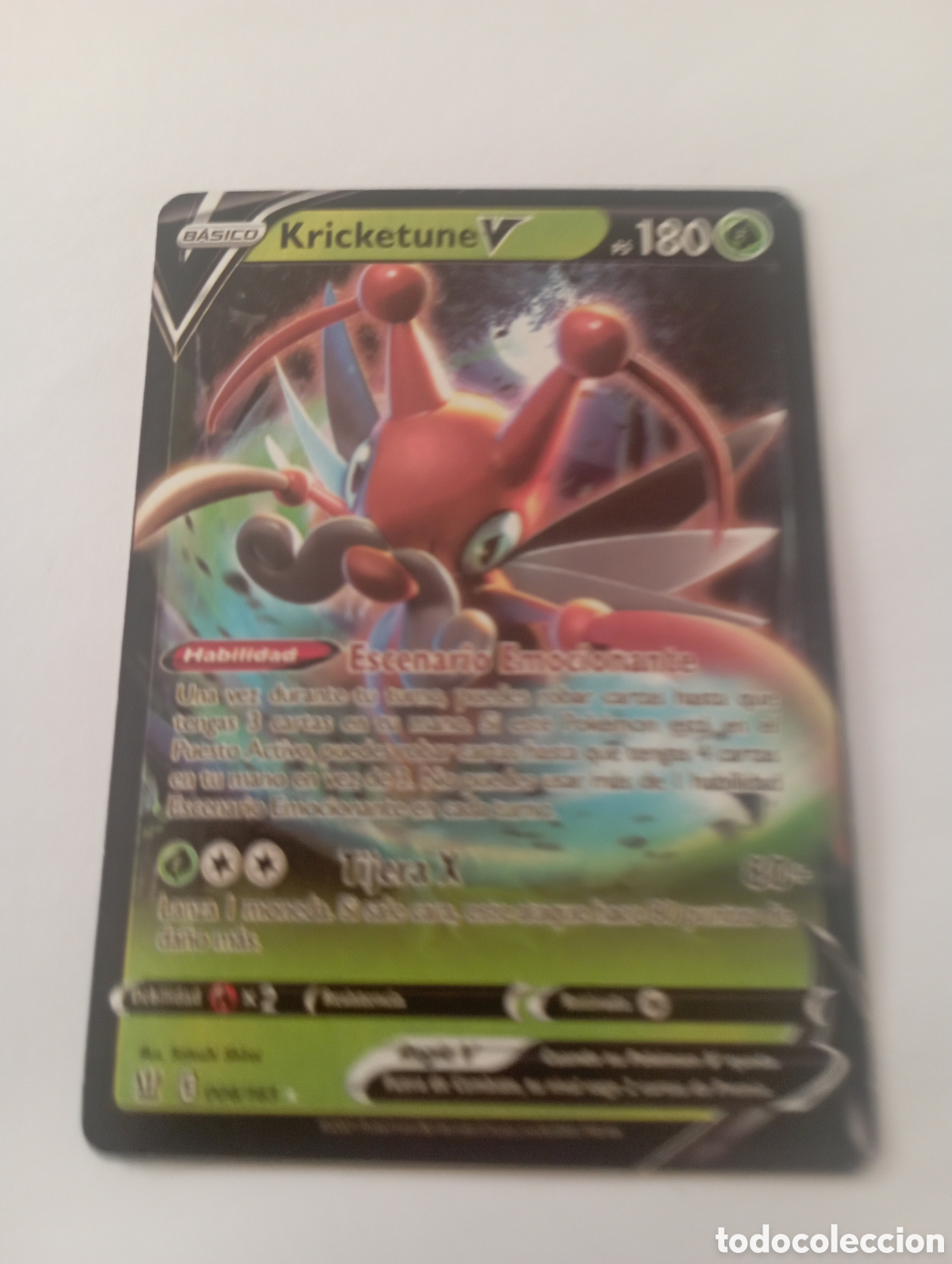 Otros Art&iacute;culos de Coleccionismo en Papel: KRICKETUNE V POKEMON CARD CARTA POKEMON
