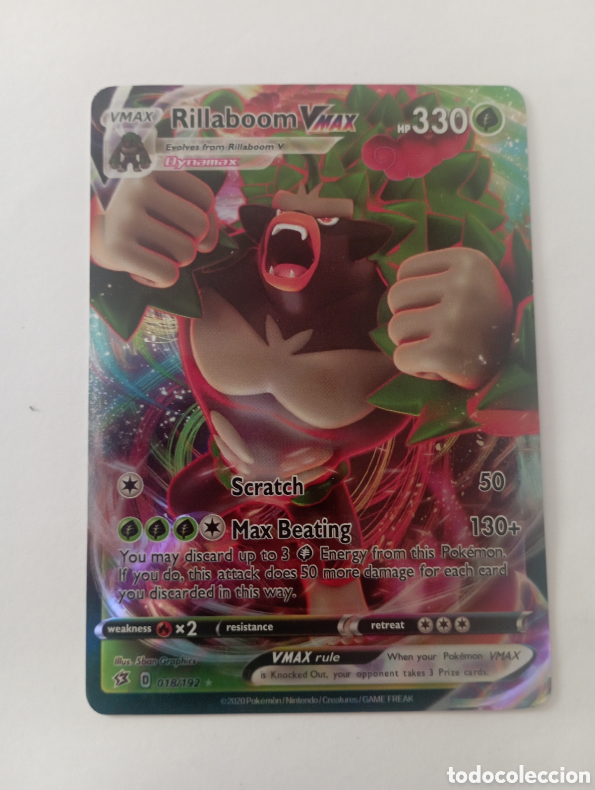 rillaboom vmax pokemon card carta pokemon - Buy Other objects made of paper on todocoleccion rillaboom vmax pokemon card carta pokemon - Buy Other objects made of paper on todocoleccion