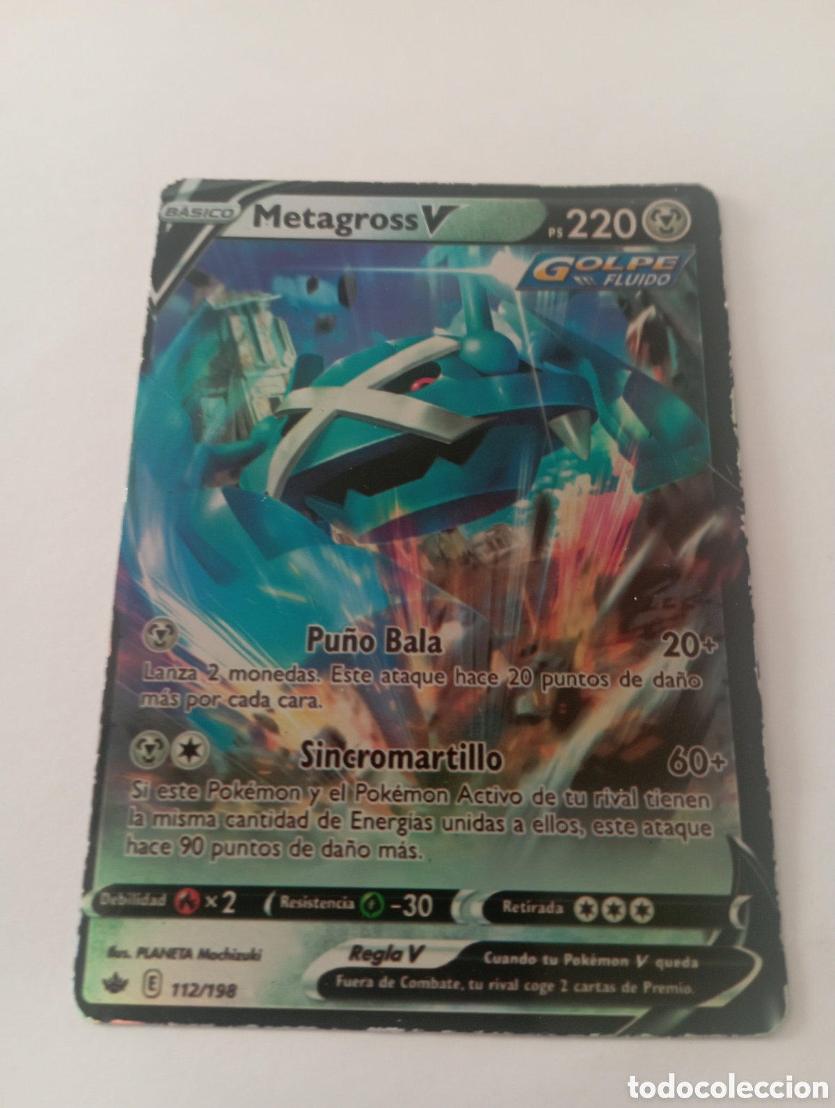 Otros Art&iacute;culos de Coleccionismo en Papel: METAGROSS V POKEMON CARD CARTA POKEMON