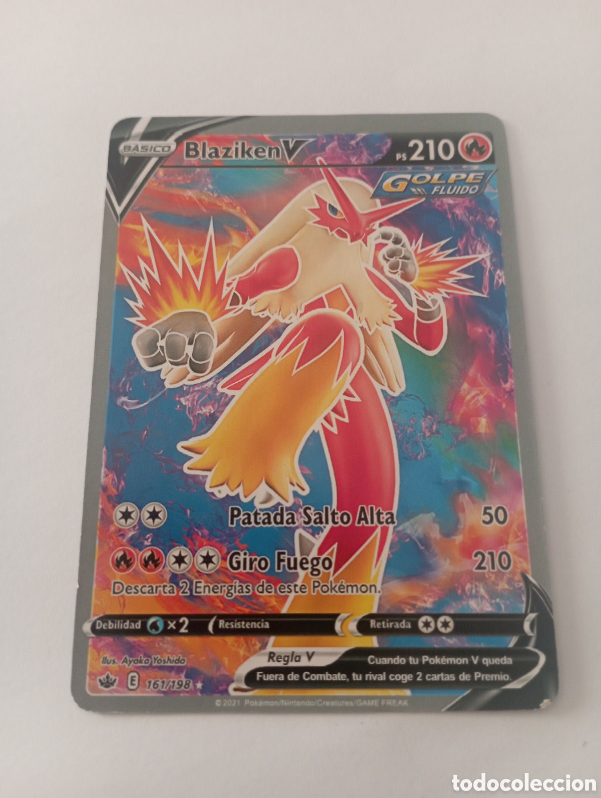 Otros Art&iacute;culos de Coleccionismo en Papel: BLAZIKEN V POKEMON CARD CARTA POKEMON