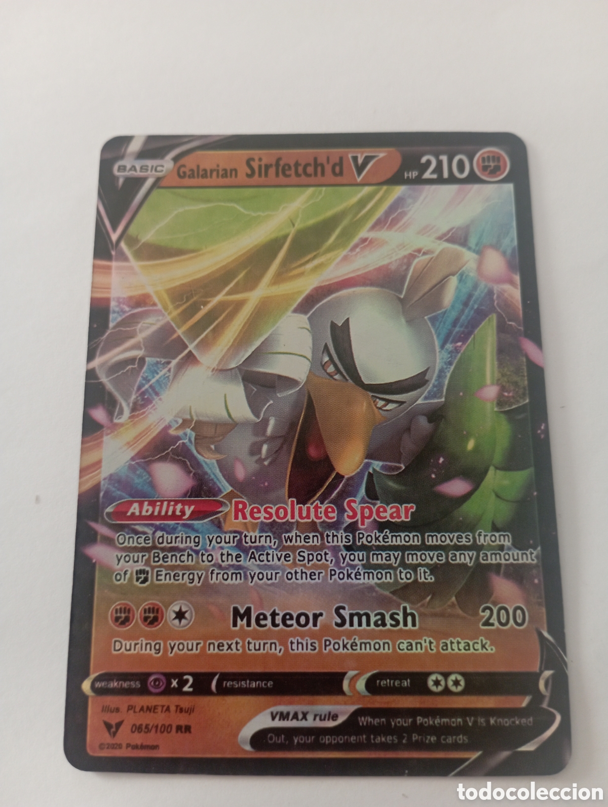 Otros Art&iacute;culos de Coleccionismo en Papel: GALARIAN SIRFETCH'D V POKEMON CARD CARTA POKEMON