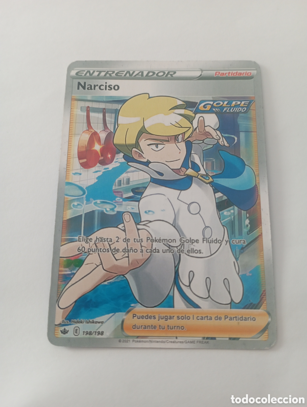 Otros Art&iacute;culos de Coleccionismo en Papel: ENTRENADOR NARCISO POKEMON CARD CARTA POKEMON