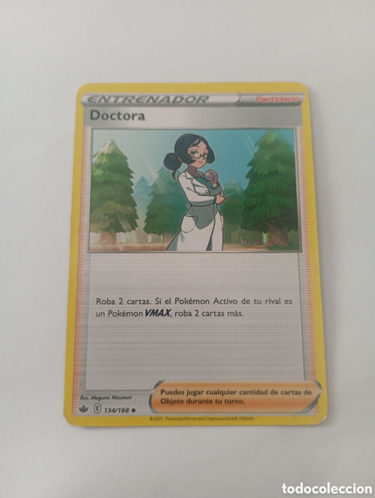 Otros Art&iacute;culos de Coleccionismo en Papel: ENTRENADOR DOCTORA POKEMON CARD CARTA POKEMON
