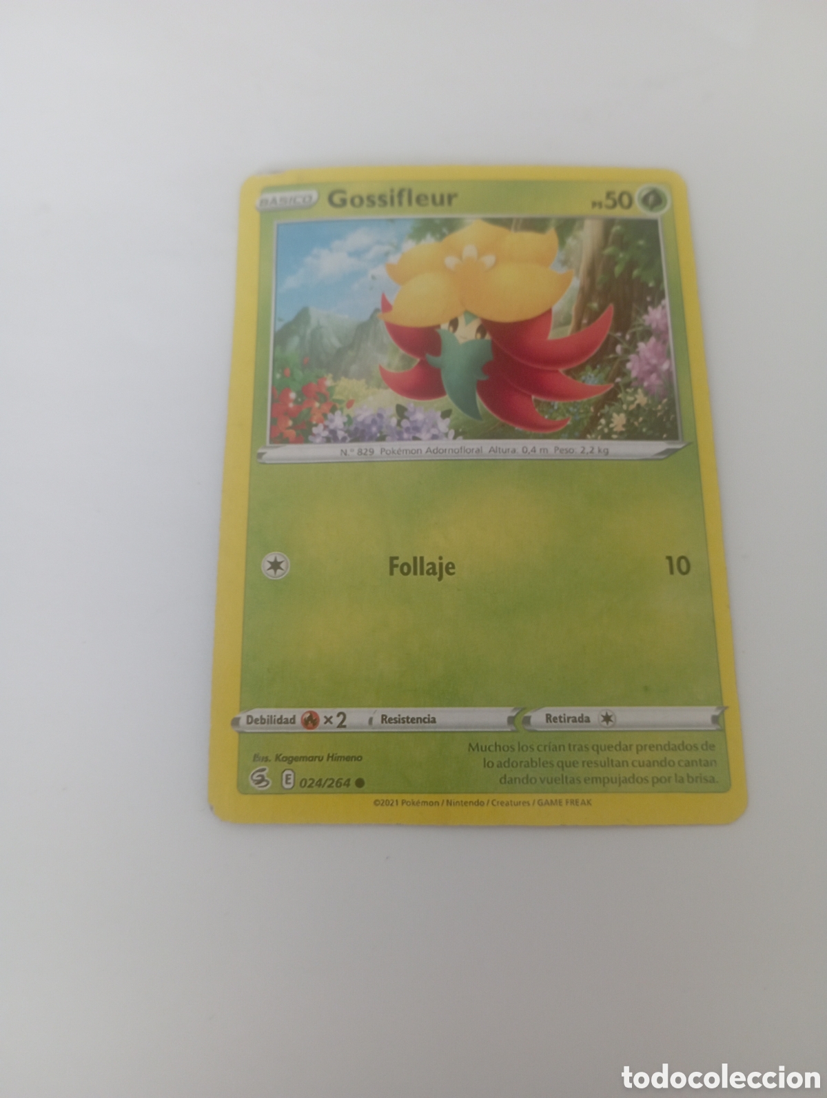 Otros Art&iacute;culos de Coleccionismo en Papel: GOSSIFLEUR POKEMON CARD CARTA POKEMON
