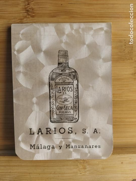 Otros Art&iacute;culos de Coleccionismo en Papel: MALAGA Y MANZANARES-LARIOS SA-LIBRETA ANTIGUA-PUBLICIDAD-VER FOTOS-(K-11.174)