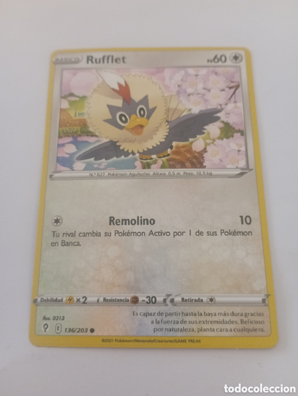 Otros Art&iacute;culos de Coleccionismo en Papel: RUFFLET POKEMON CARD CARTA POKEMON