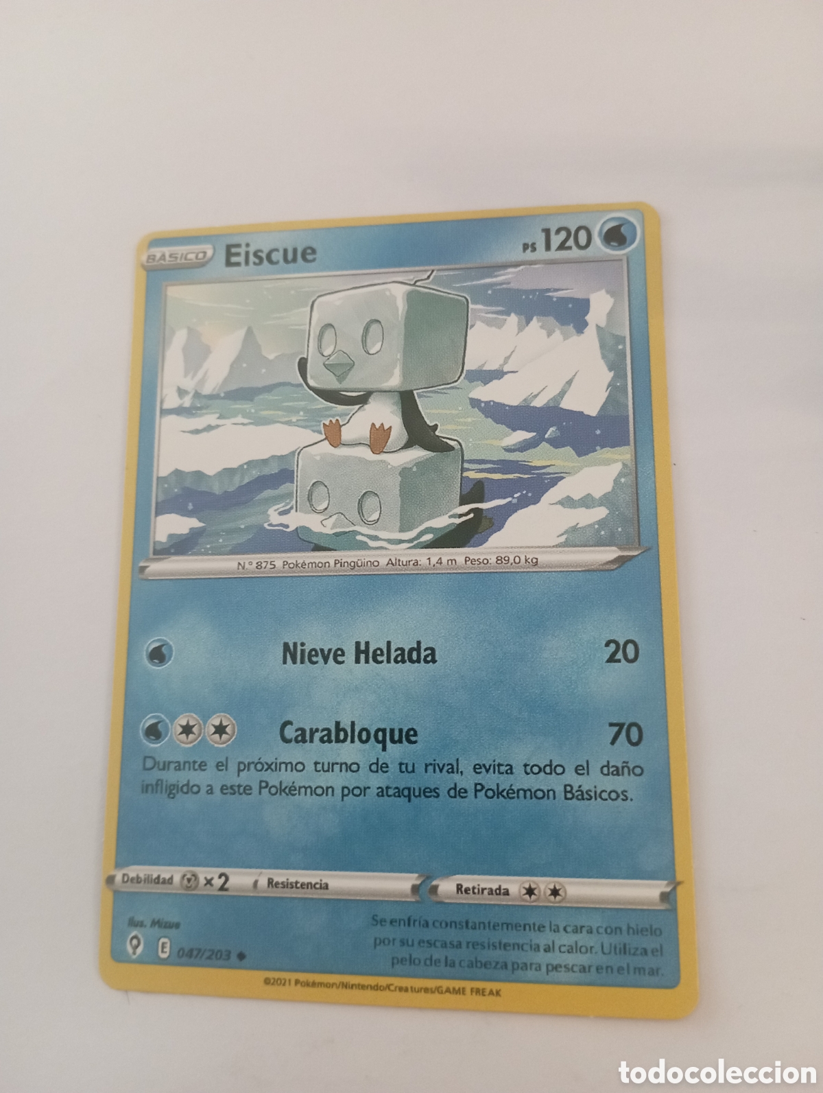 Otros Art&iacute;culos de Coleccionismo en Papel: EISCUE POKEMON CARD CARTA POKEMON